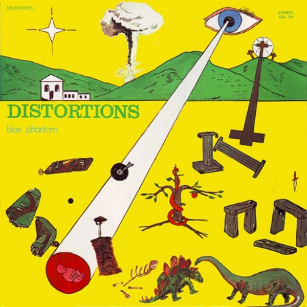 Capa do álbum Blue Phantom da banda Distortions