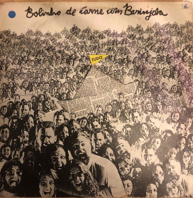 Capa do álbum Bolinho de Carne com Beringela da banda Tudo